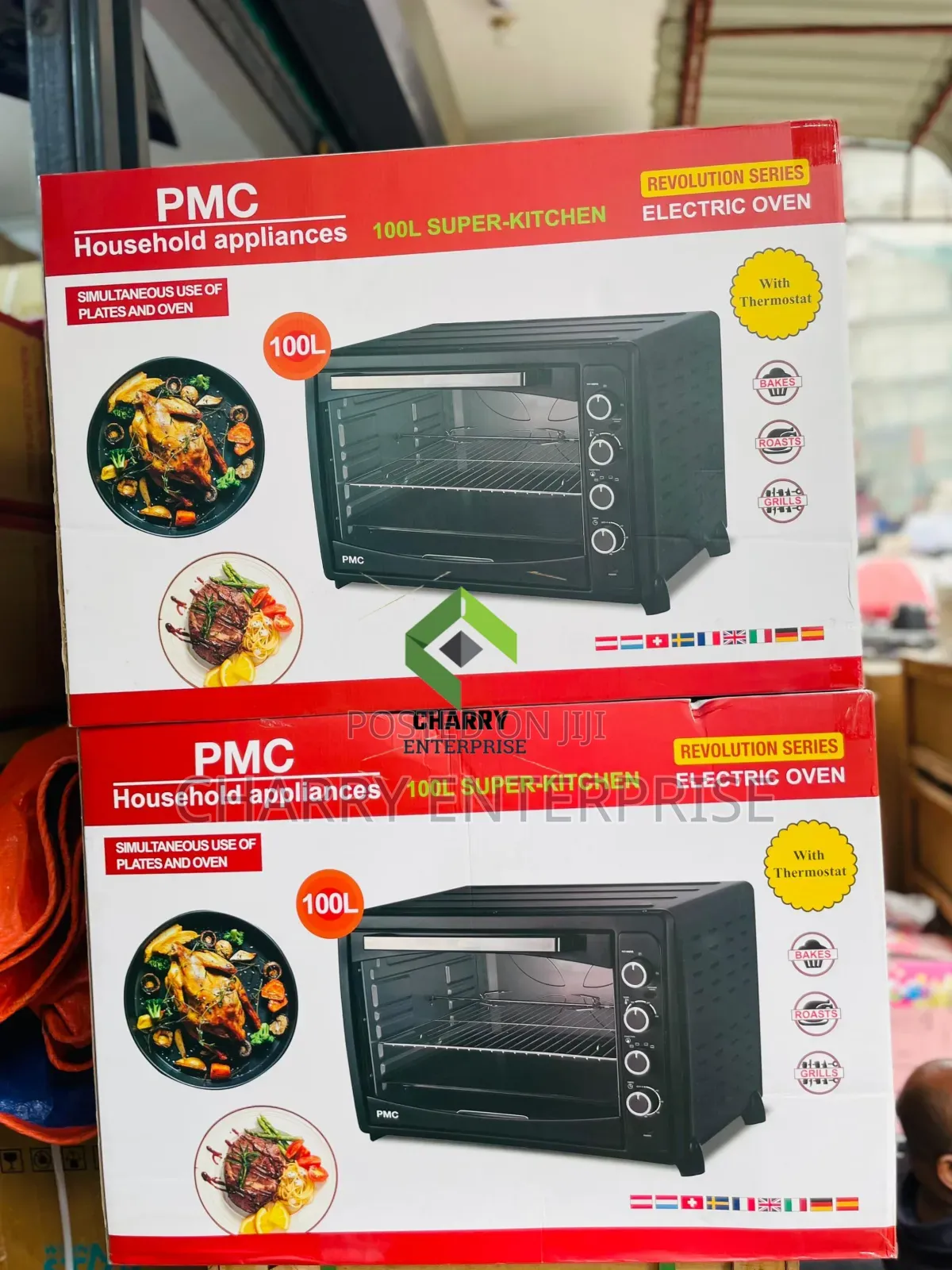 PMC Multifunction Oven 100l With Thermostat Bakes, Roasts, Grill 2800w