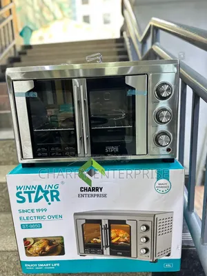 *.Winning Star Double Door Electric Oven 2000watts 45l*