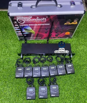 Soundsoft Professional Wireless in-Ear Microphone System Set of 10