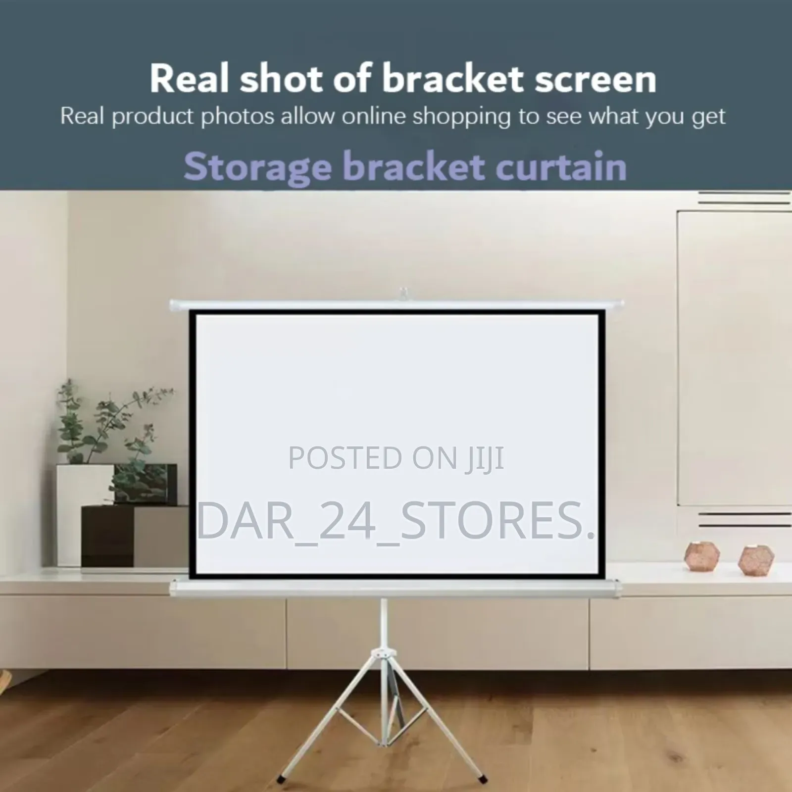 Wall Mounted Projector Screen.(200cm×200cm)