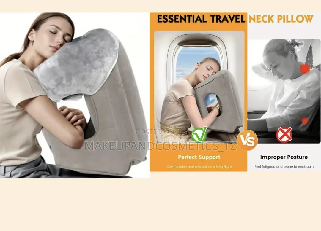 Travel Pillow Premium Ergonomic Design