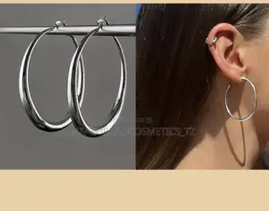 Silver Hoop Earrings