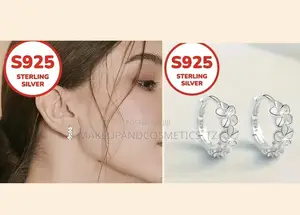 S925 Sterling Silver Hoop Earrings