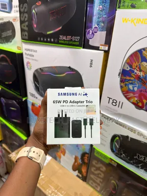 Samsung 65w Pd Power Adapter Trio With Usb Cable Type-C