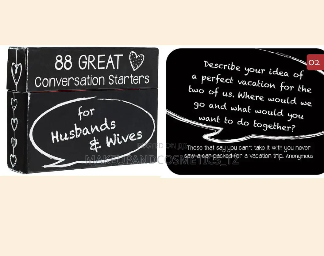 88 Great Conversation Starters For Husbands
