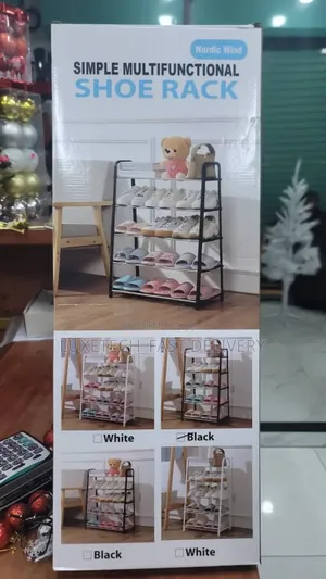 4-Tier Shoe Rack Freestanding Organizer
