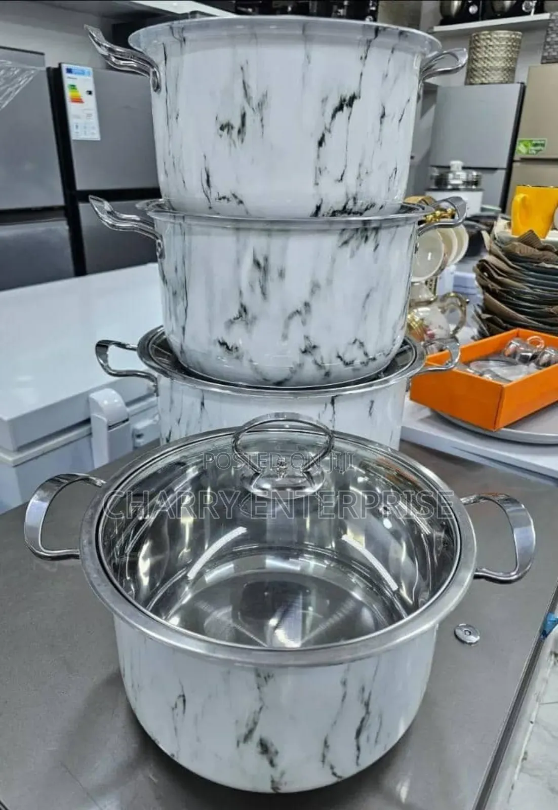 Professional Stainless Steel Cookware Set Sufuria Also for Induction