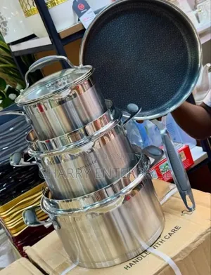 Kaisa Villa Stainless Steel Cookware Set Non Stick Also for Induction