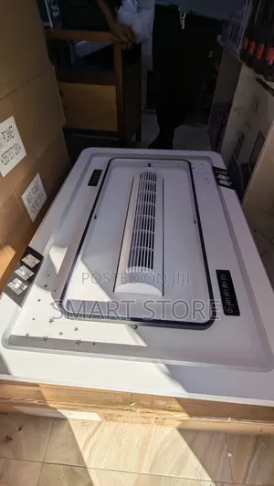 Modern Bladeless Smart Ceiling Fan With Led Light Voice Control