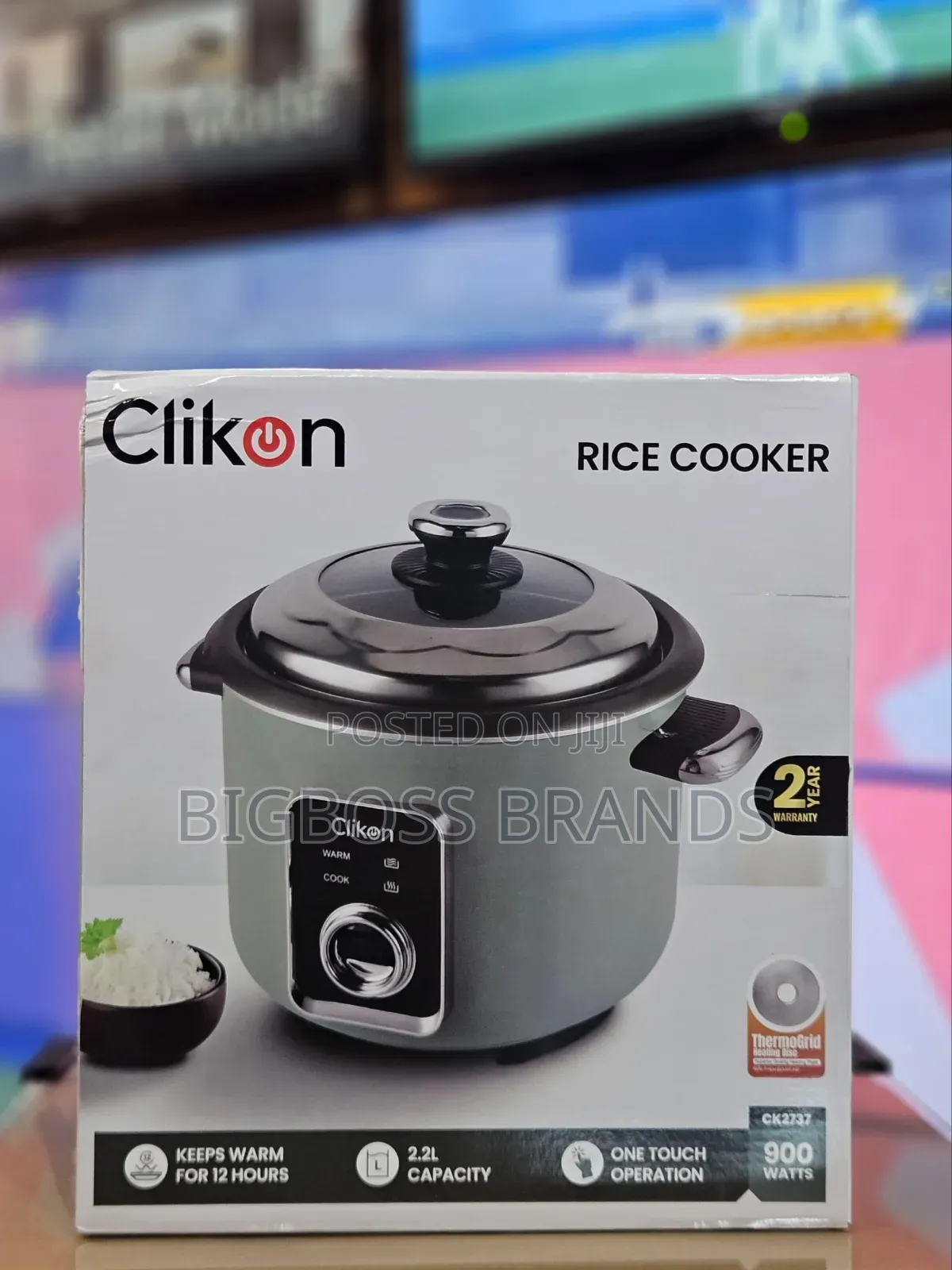 Clikôn Rice Cooker 900w 2.2 Liters