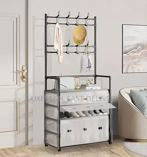 5-Layer Dustproof Shoe Rack Organizer