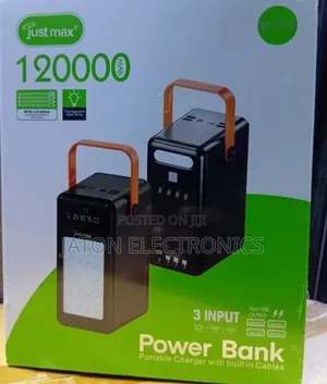Just Max Heavy Power Bank 120000 Mah