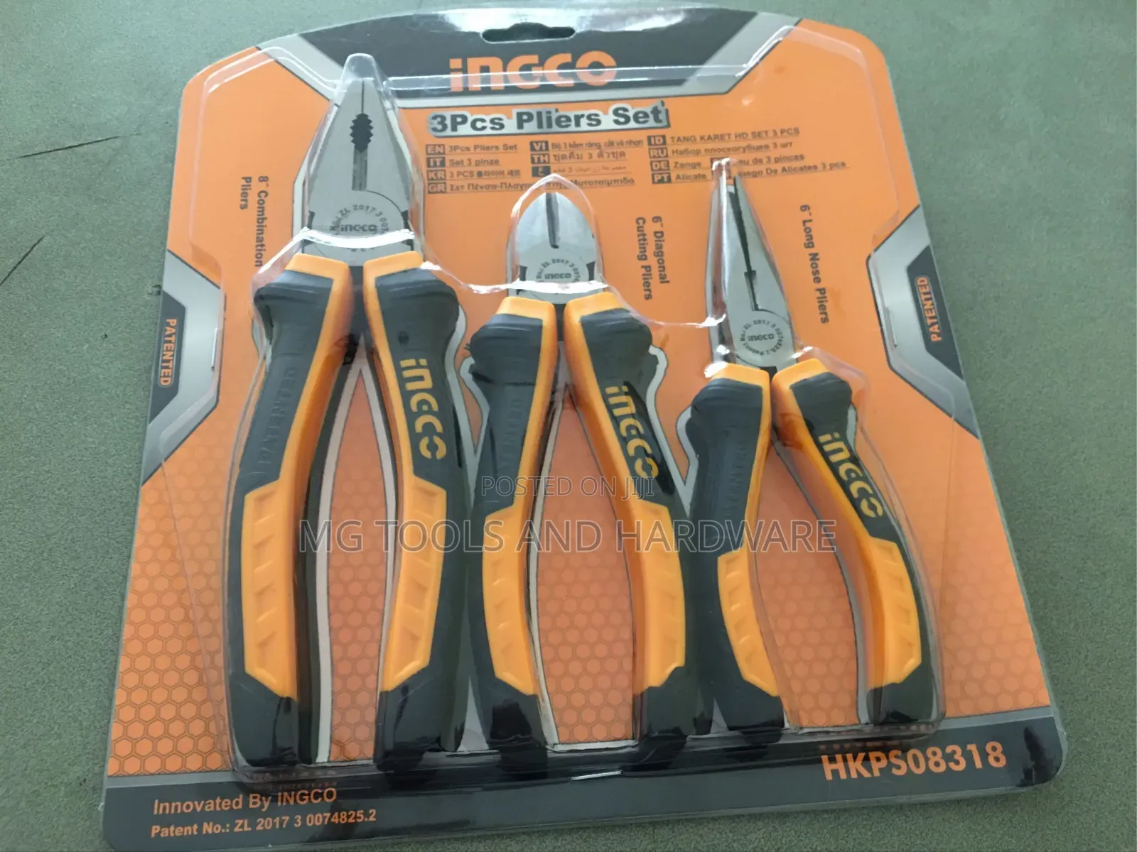 3 Combination Pliers Set