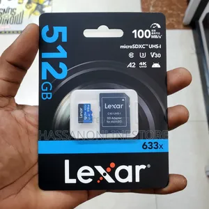 Lexar 633x 512gb Microsdxc Uhs-I Card With Sd Adapter