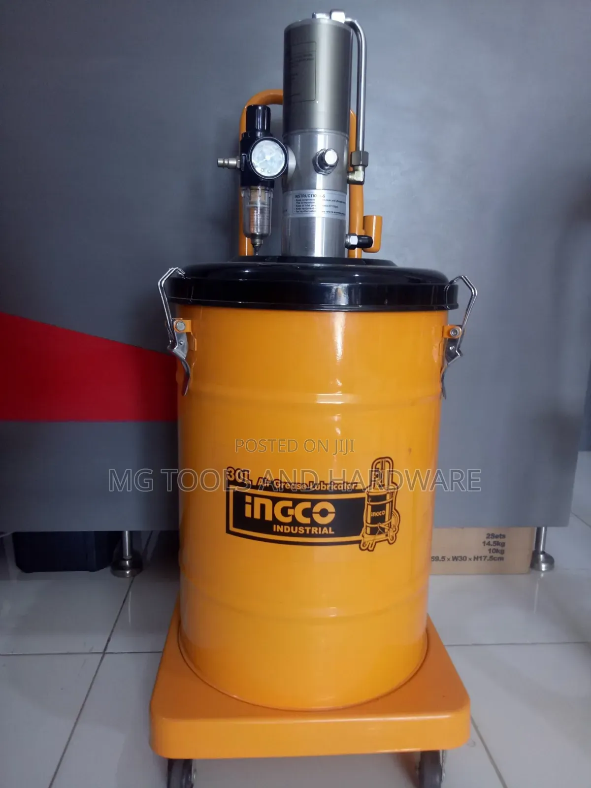 Air Grease Lubricator 30l Ingco
