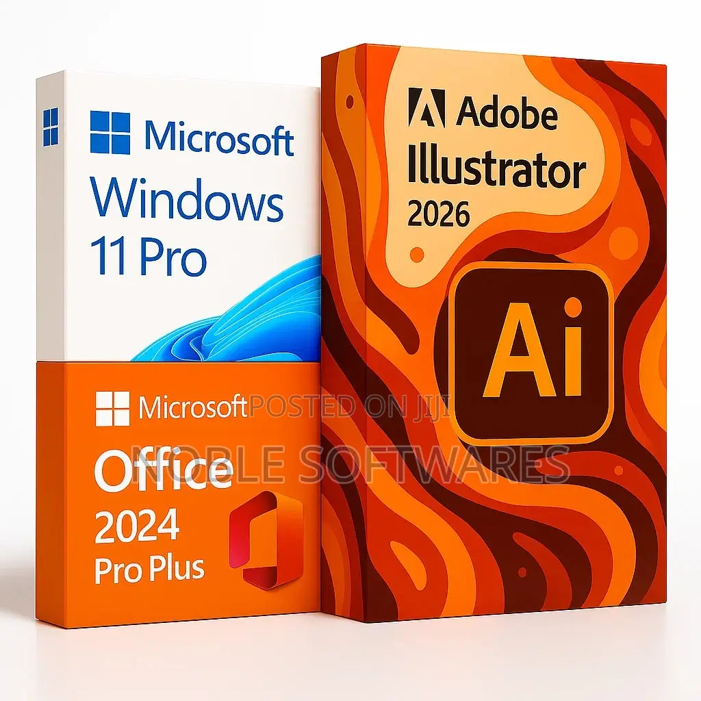 Windows 11 Pro + Microsoft Office 2024 + Adobe Illustrator 2026