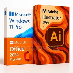 Windows 11 Pro + Microsoft Office 2024 + Adobe Illustrator 2026