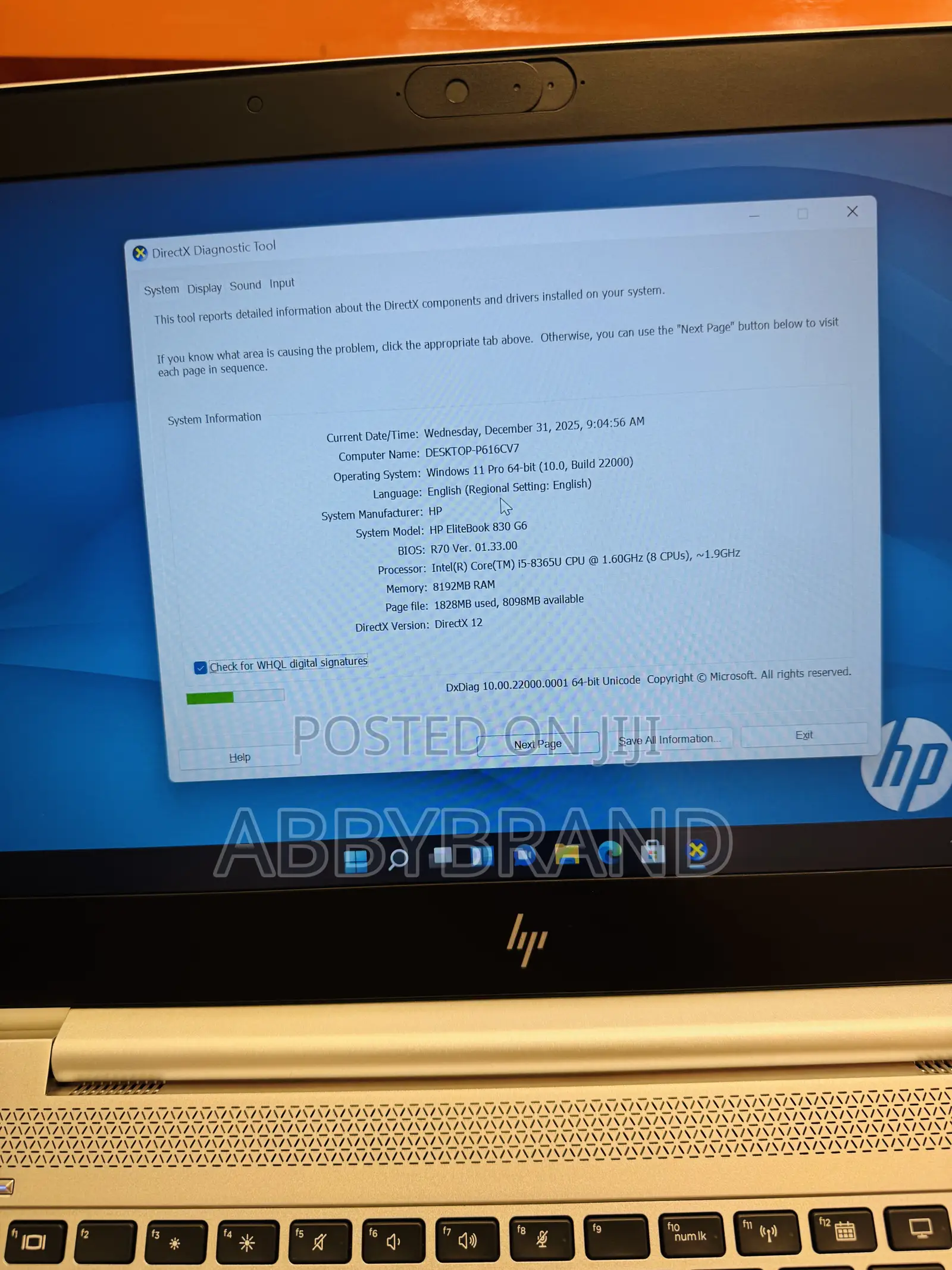 Laptop HP EliteBook 830 G6 8GB Intel Core i5 SSD 256GB