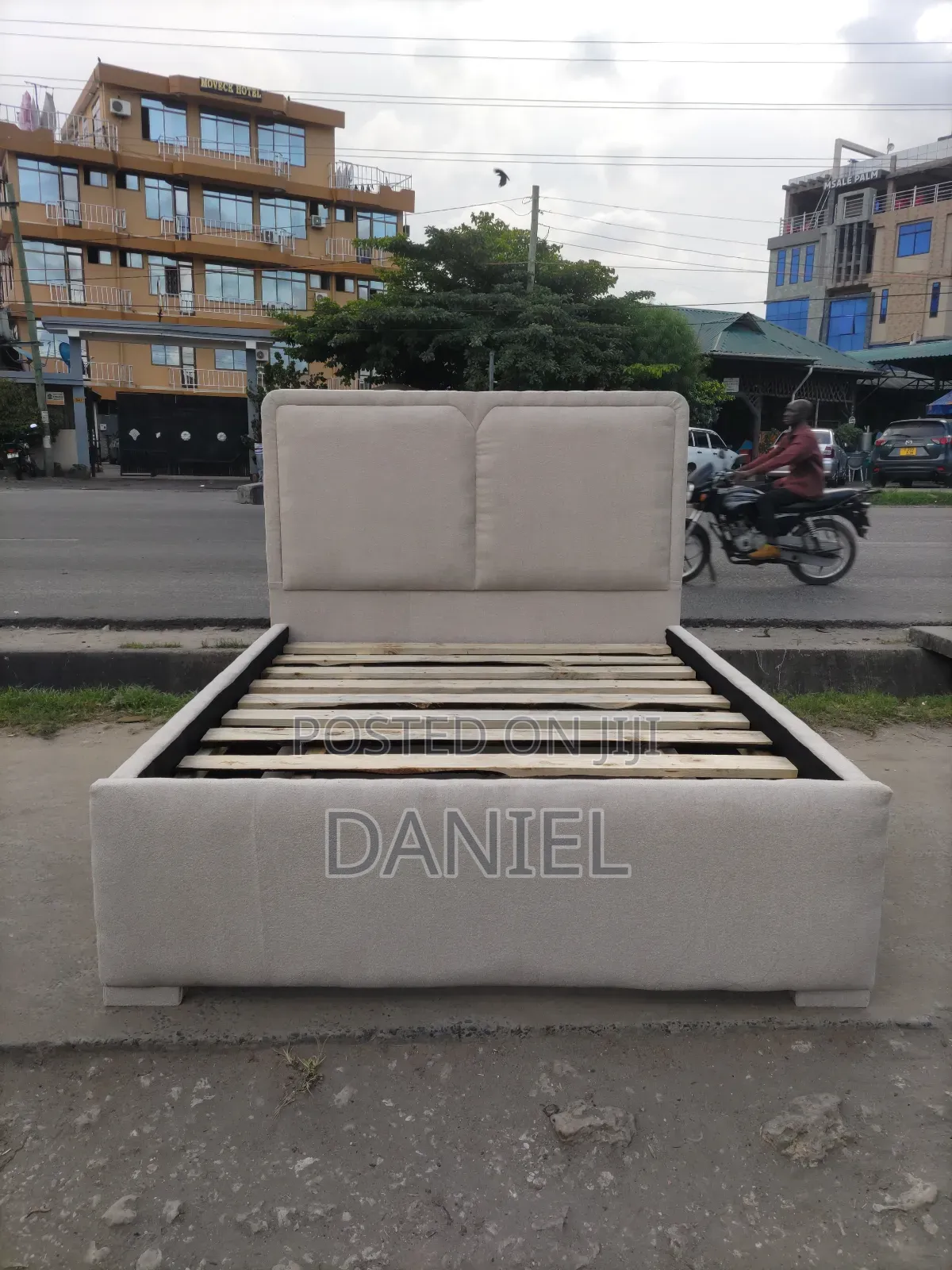 Bedsofa 5×6 Valvet Grade One Grey Color
