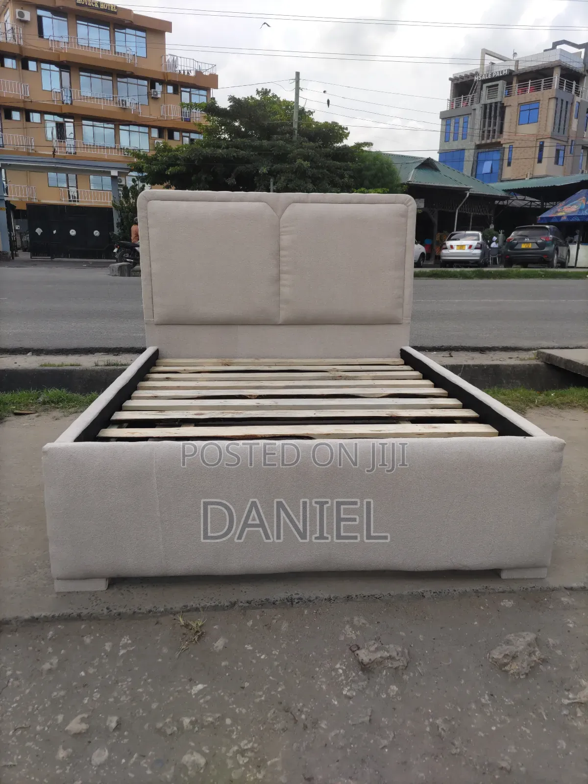 Bedsofa 5×6 Valvet Grade One Grey Color