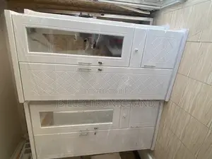 Kabati Milango Miwili Mzuri Mpya Kioo Imara Za Kisasa