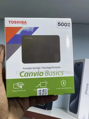 500gb Toshiba External Hard Drive