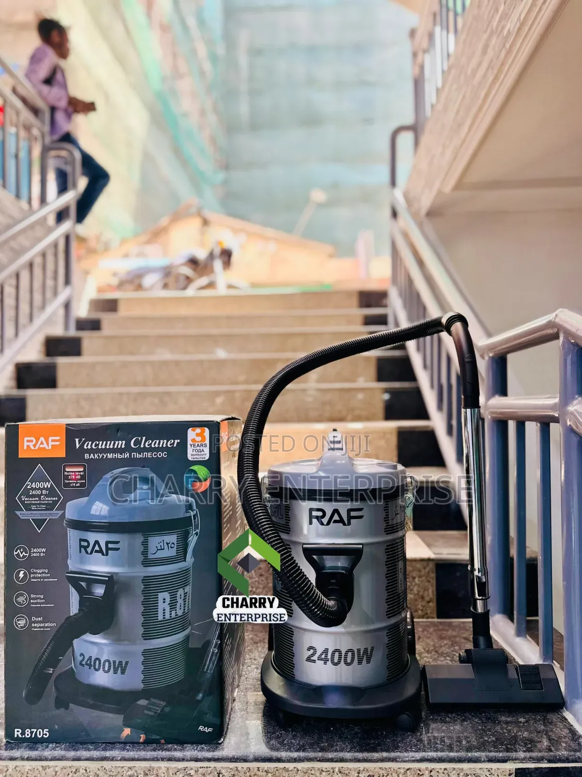 Powerful Raf Vacuum Cleaner Safisha Carpets N.K 25l 2400w