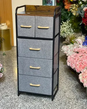 4-Drawer Fabric Dresser Storage