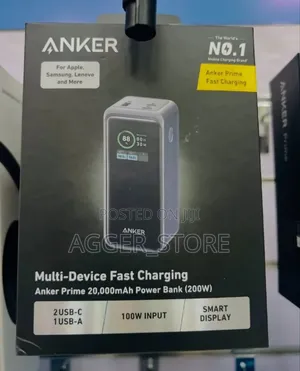 Anker Prime 20,000mah Power Bank (200w)