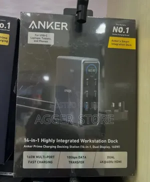 Anker Prime Charging Docking Station (14-in-1, Dual Display, 160w)