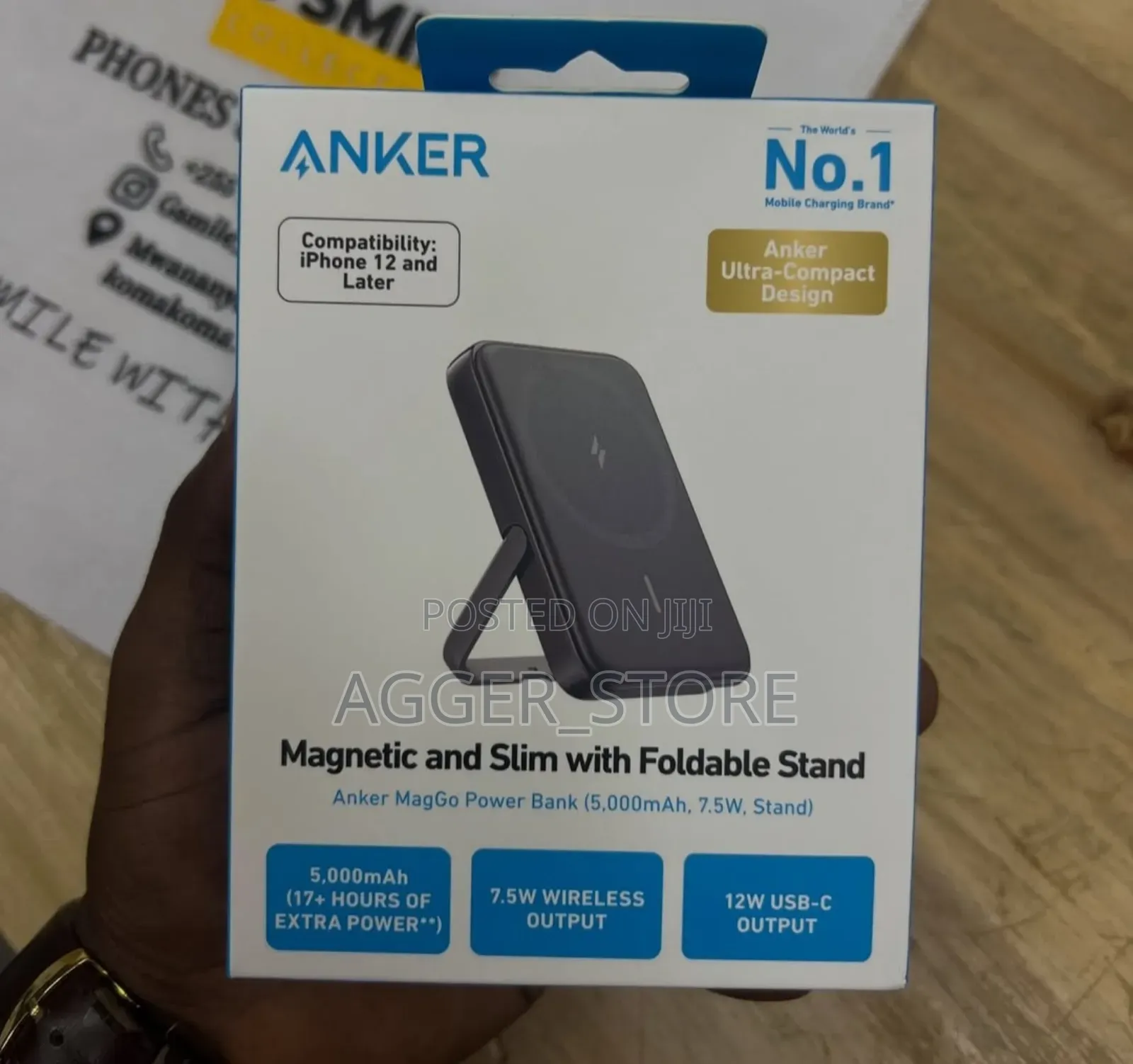 Anker Magnetic and Slim With Stand Anker Maggo Powerbank 5000mah