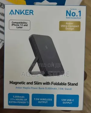 Anker Magnetic and Slim With Stand Anker Maggo Powerbank 5000mah