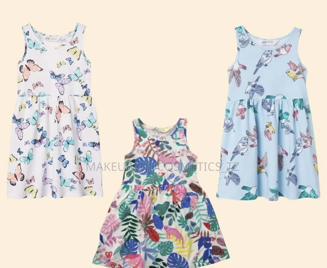H M Sleeveless Jersey Dress (Size 4-6yrs
