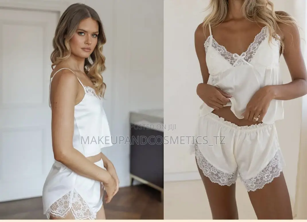 Boohoo Pj Premium Bridal Lace Cami and Short Lingerie Set -