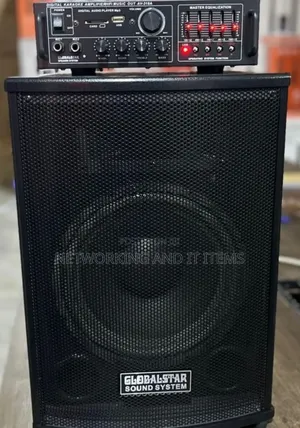 Global Star Sound W1002 and Power Amplifier
