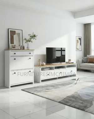 Set of Shoes Rack and Tv Stand