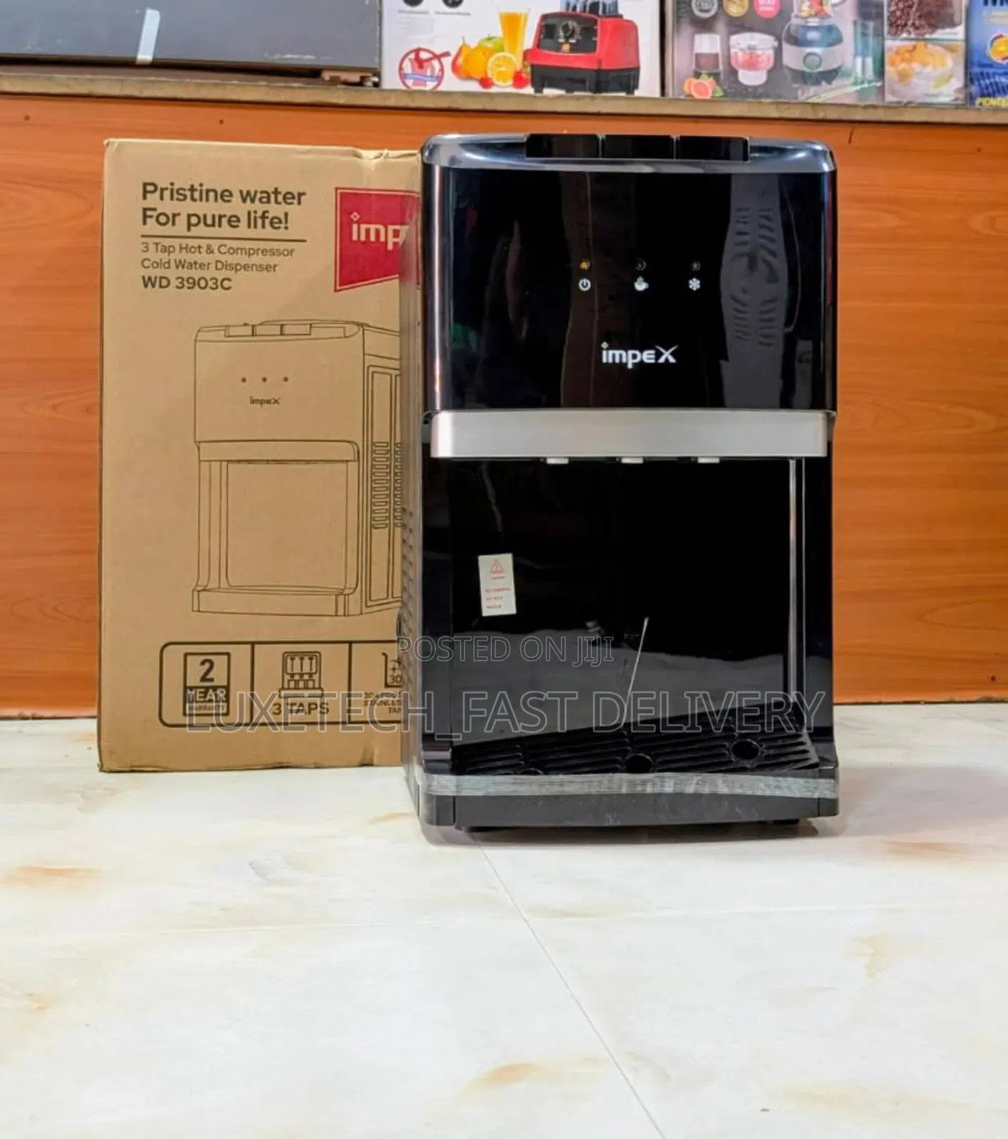 Impex 3 Taps Table Top Water Dispenser