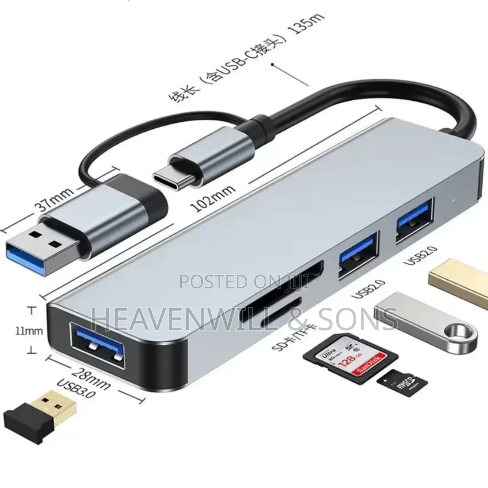 Multifunctional Usb-a Usb-C Docking Station