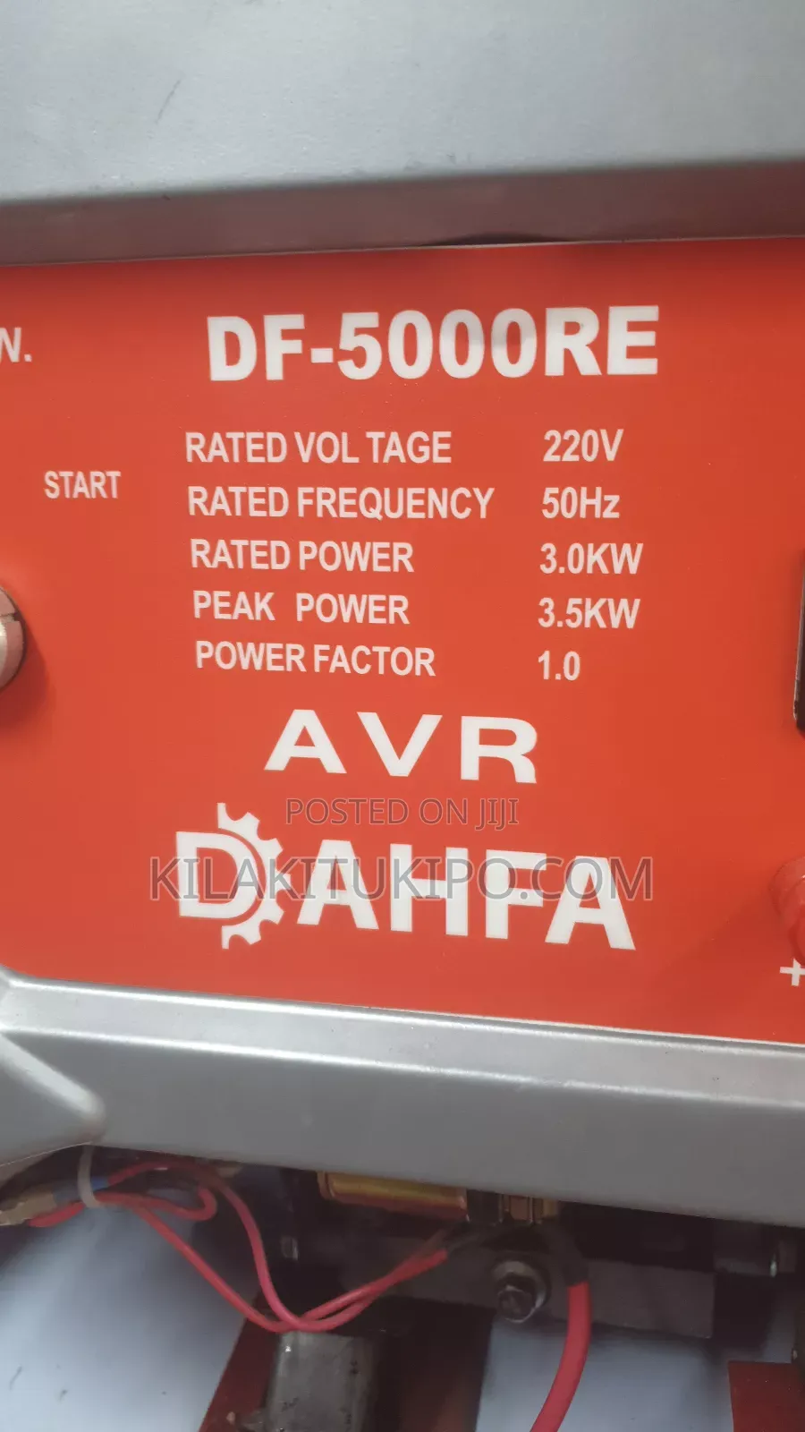 Df-5000re Dahfa Gasoline Generator 3.5kw