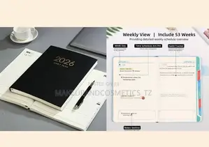 2026 Day To Day Diary Journal Hard Cover