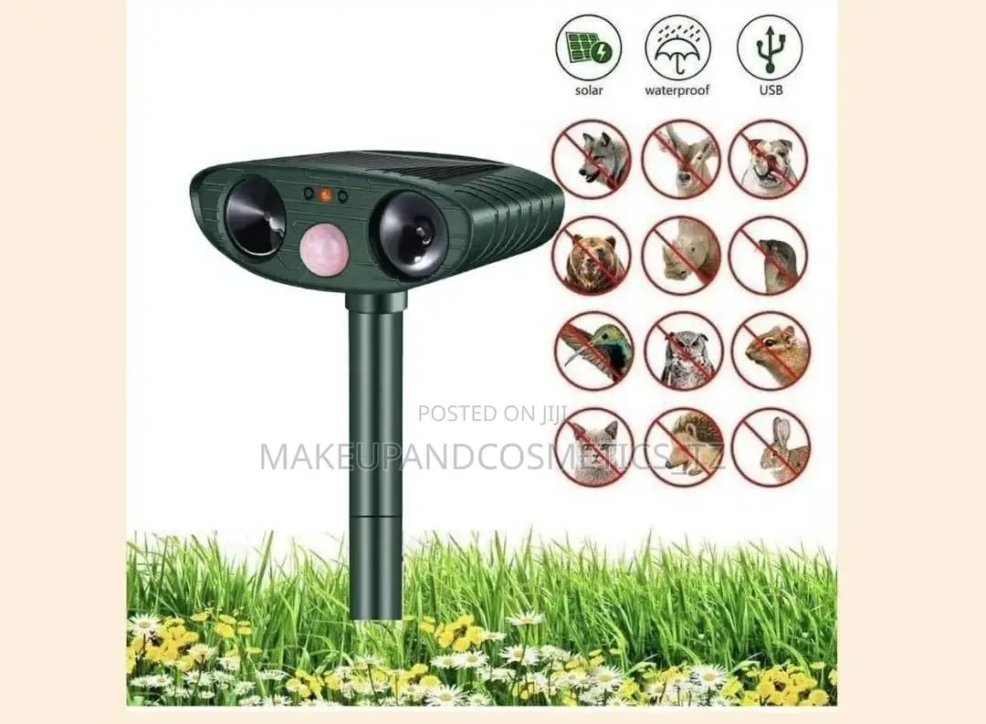 Solar Ultrasonic Rat Repellent With Motion Sensor