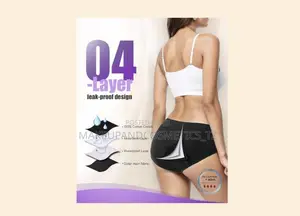 Uk Womens Period / Discharge Underwear, Highly Absorpant // 4 Layers