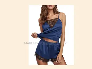 Womens Lace Pj Pyjama Short Set
