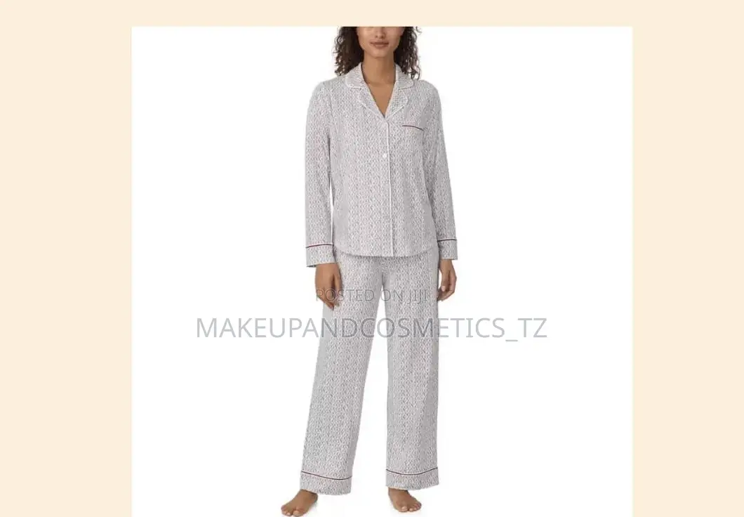 Dkny Notch Collar Pyjama Set Premium Quality Size M / L (Rrp :$