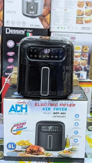 Adh Electric Air Fryer L6 Black
