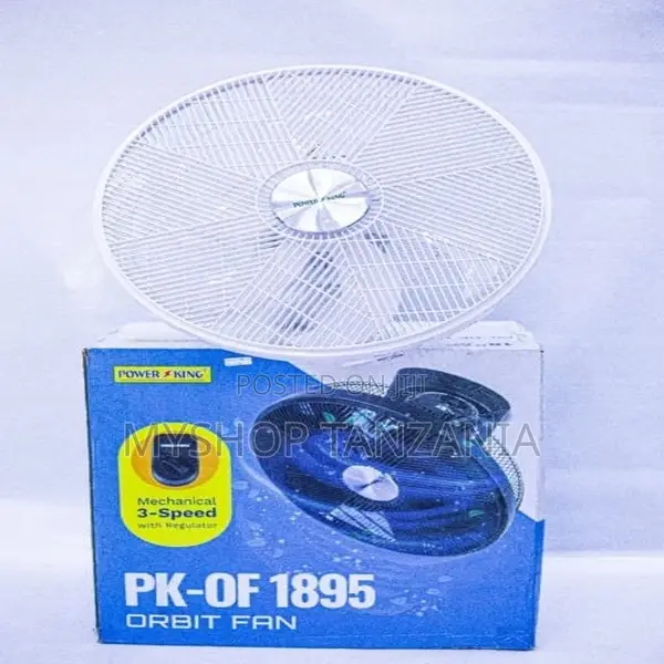 Power King Orbit Fan Size 18 Panga Plastic Ina Rimote
