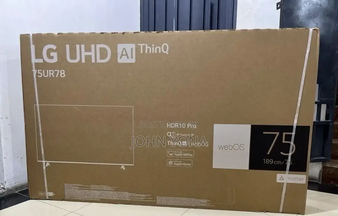 Lg Tv Inch 75 Ur78/80 Smart