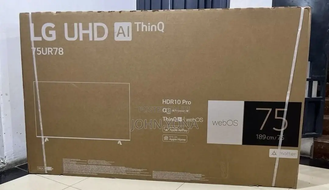 Lg Tv Inch 75 Ur78/80 Smart