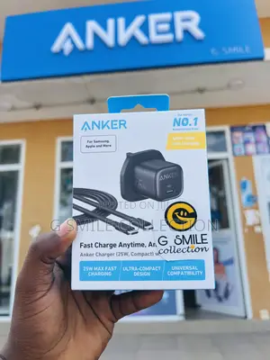 Anker Charger (25w, Compact) With Usb-C Cable