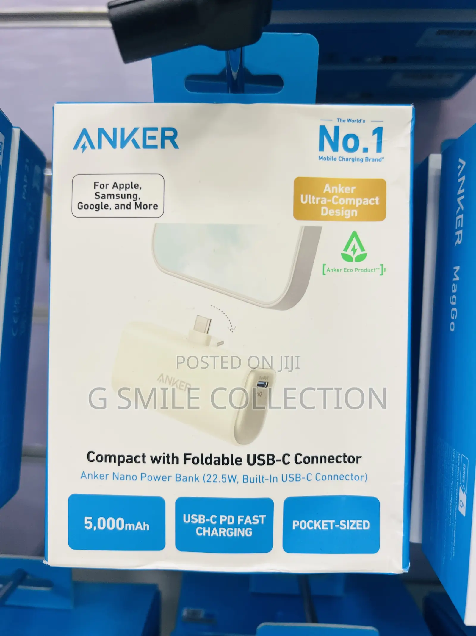 Anker Nano Power Bank (22.5w, Built-in Usb-c Connector)